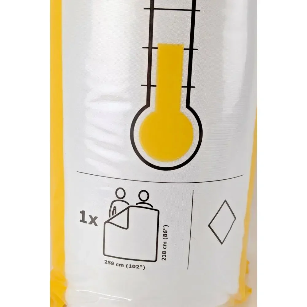 IKEA SÄFFEROT SAFFEROT Duvet Insert Warm King-NEW